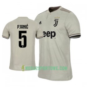 Koszulka Juventus Miralem Pjanic 5 Wyjazdowe Stroje Piłkarskie 2018-2019 Krótki Rękaw